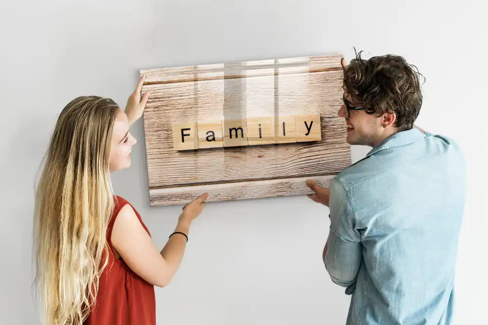 Tableau magnétique pour écriture et organisation familiale