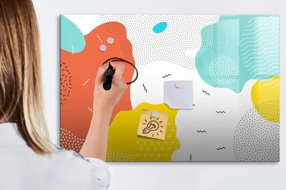 Tableau magnétique style pop art