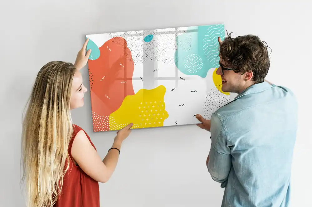 Tableau magnétique style pop art