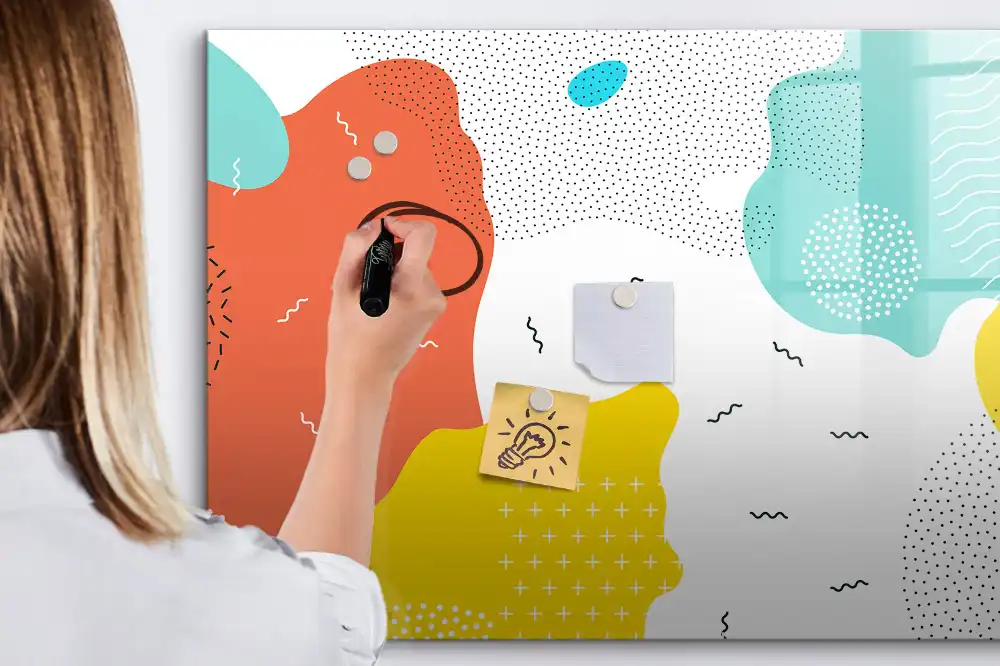Tableau magnétique style pop art
