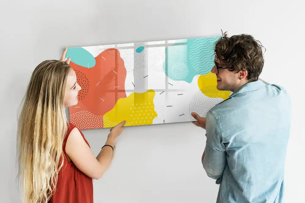 Tableau magnétique style pop art