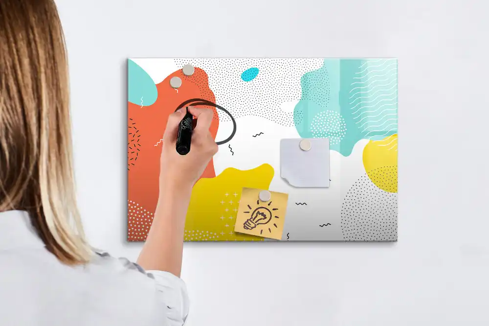 Tableau magnétique style pop art