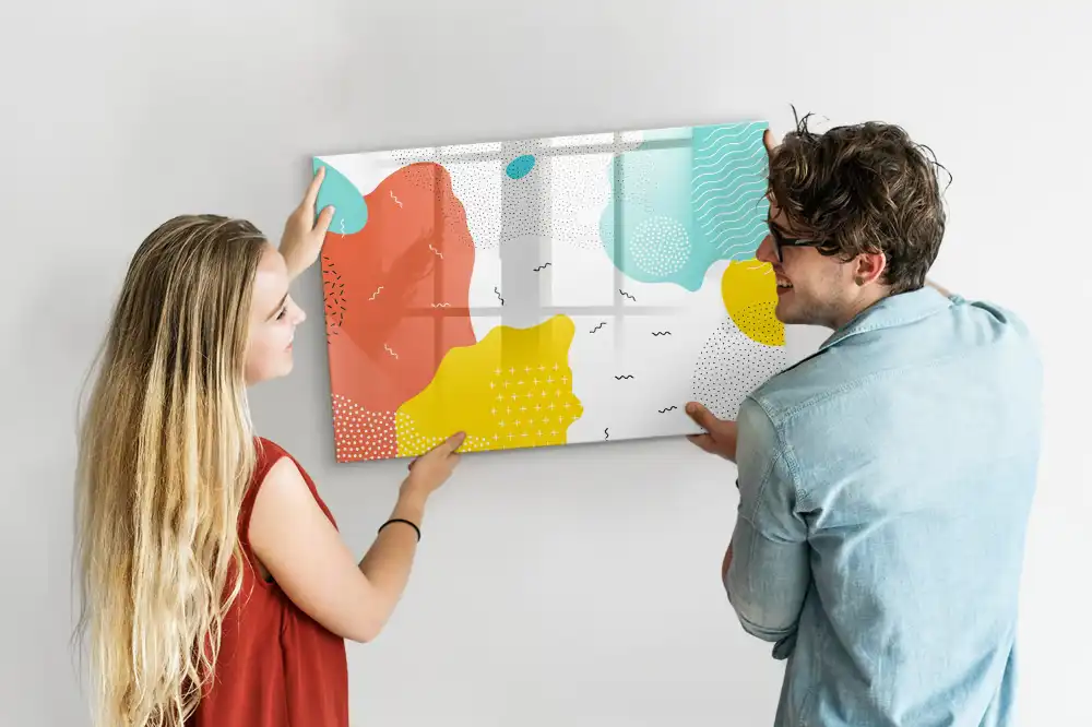 Tableau magnétique style pop art