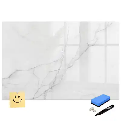 Tableau magnétique à dessiner au motif marbre élégant