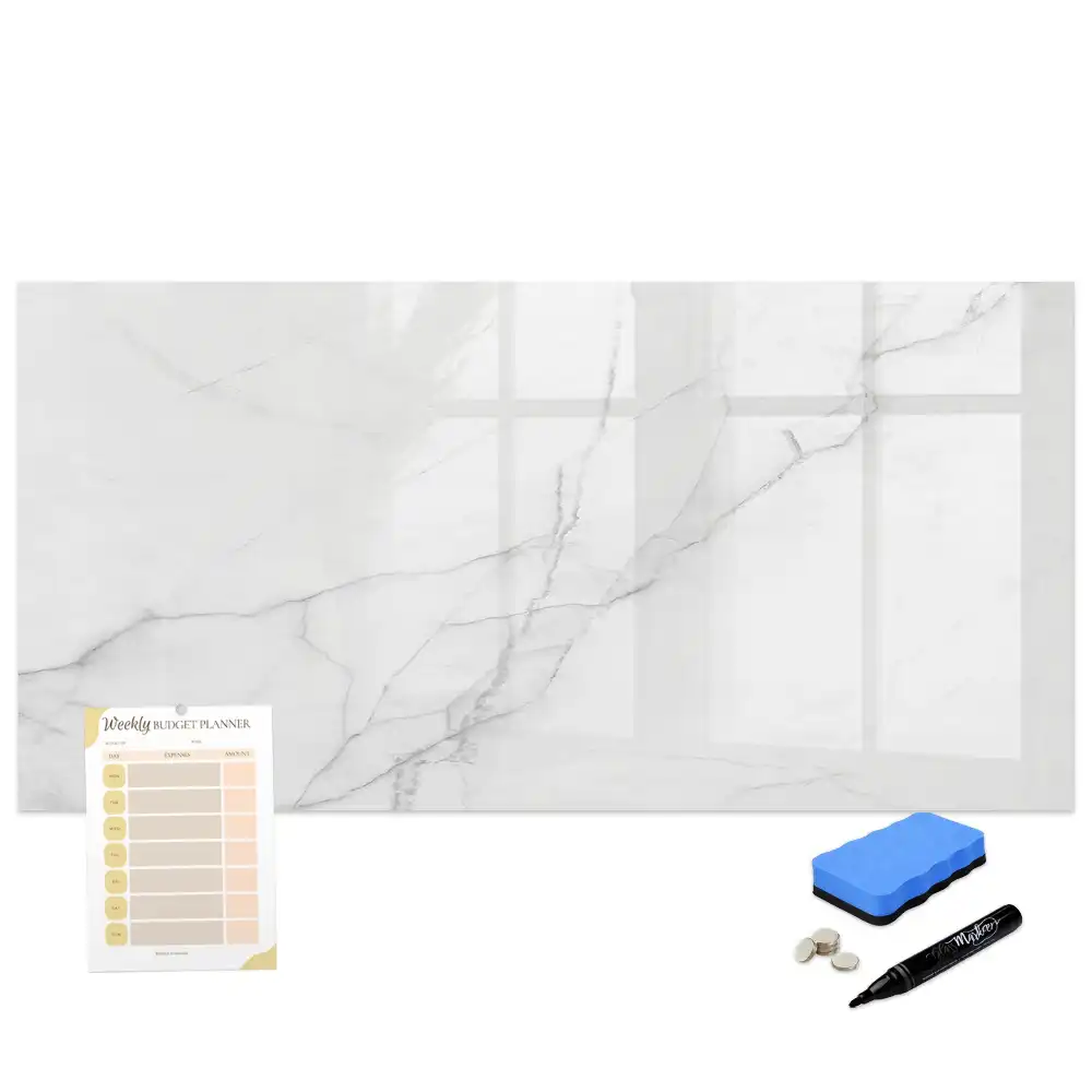Tableau magnétique à dessiner au motif marbre élégant
