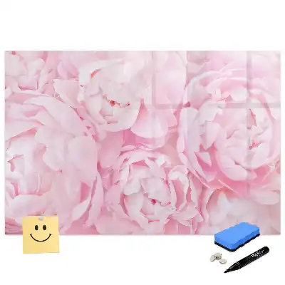 Tableau magnétique à dessiner motif plantes en fleurs