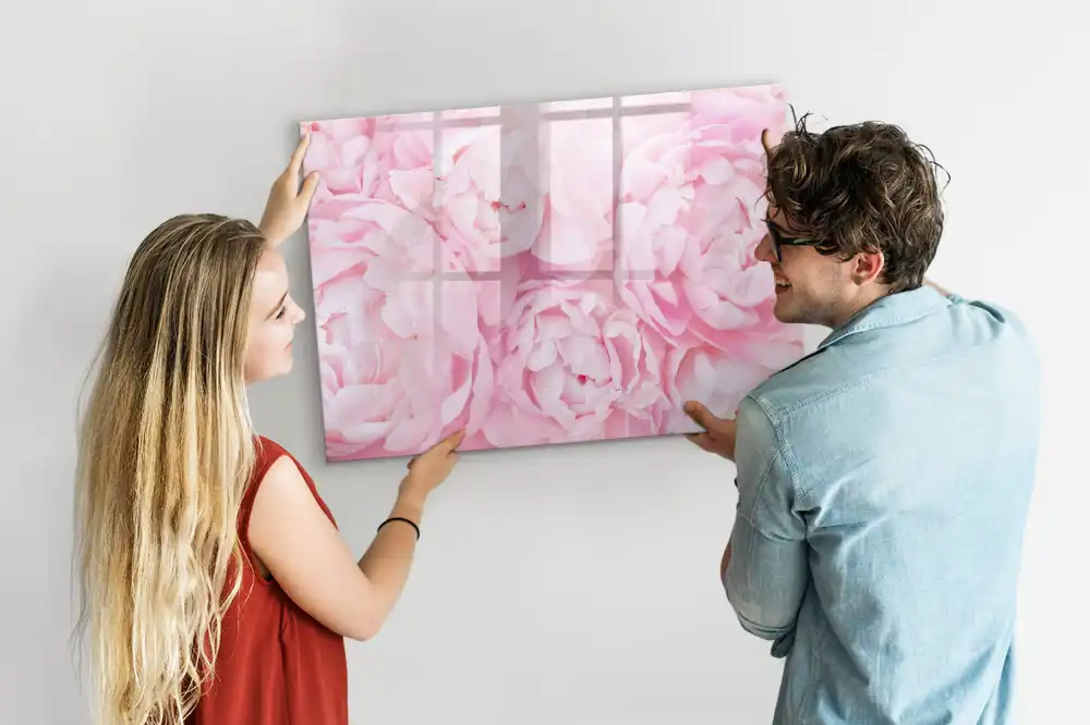 Tableau magnétique à dessiner motif plantes en fleurs