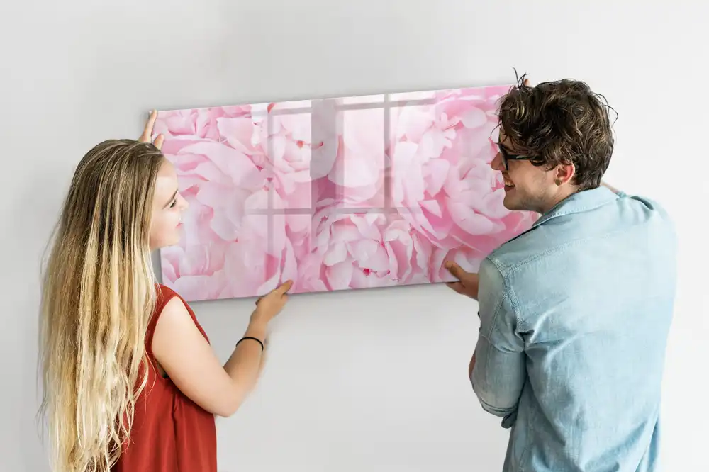 Tableau magnétique à dessiner motif plantes en fleurs