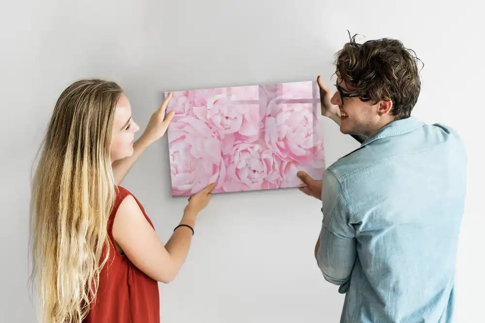Tableau magnétique à dessiner motif plantes en fleurs