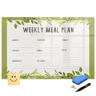 Tableau magnétique pour menu hebdomadaire