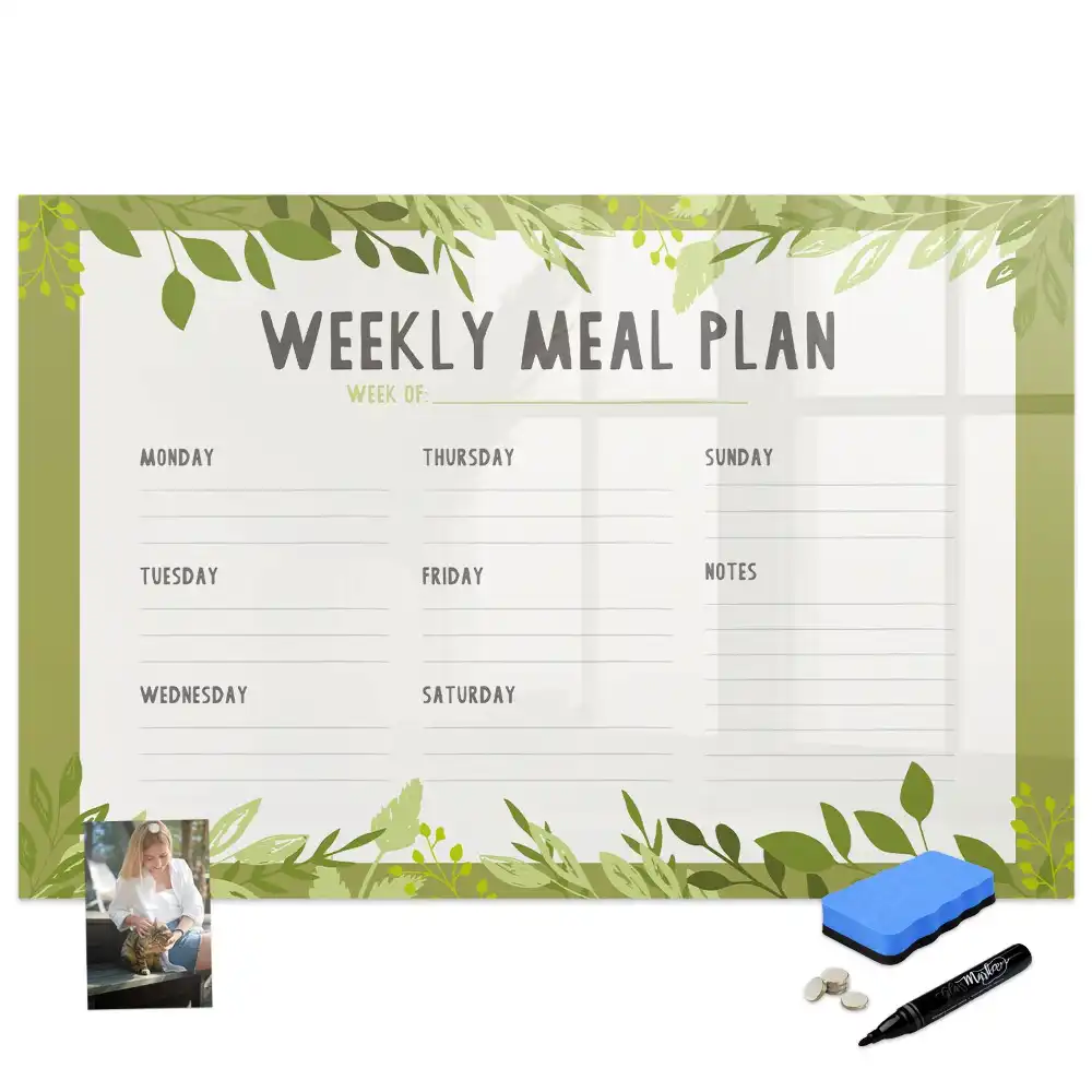 Tableau magnétique pour menu hebdomadaire