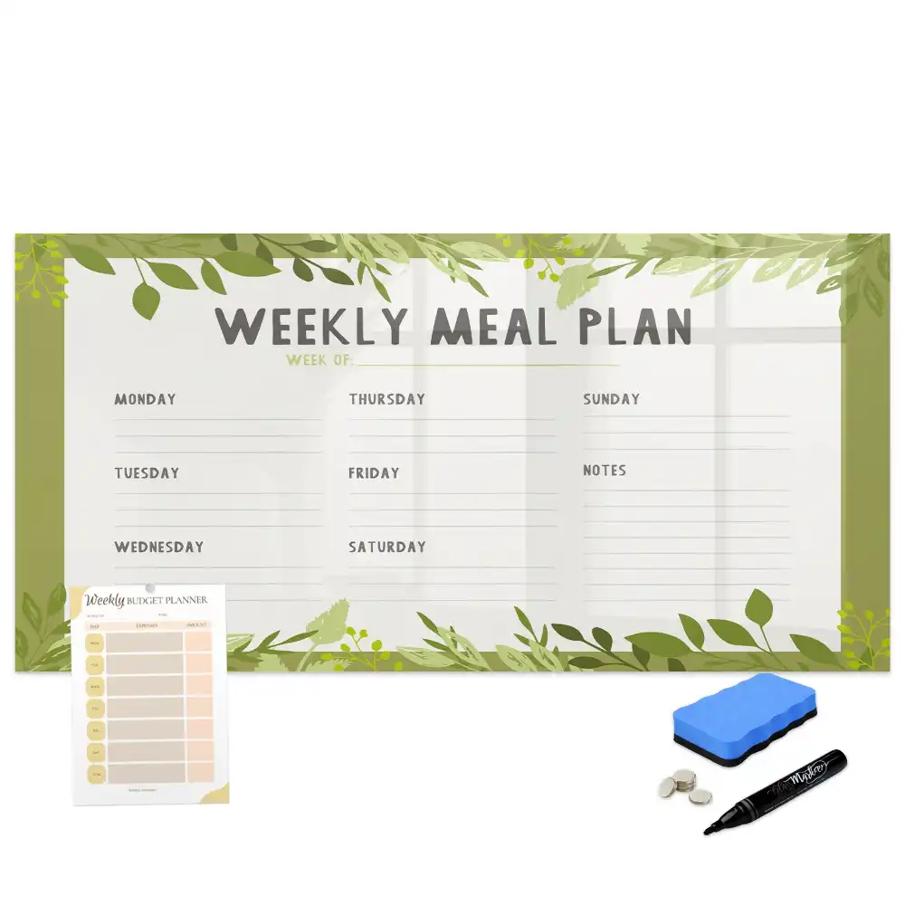 Tableau magnétique pour menu hebdomadaire