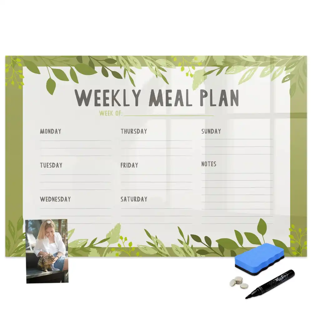 Tableau magnétique pour menu hebdomadaire