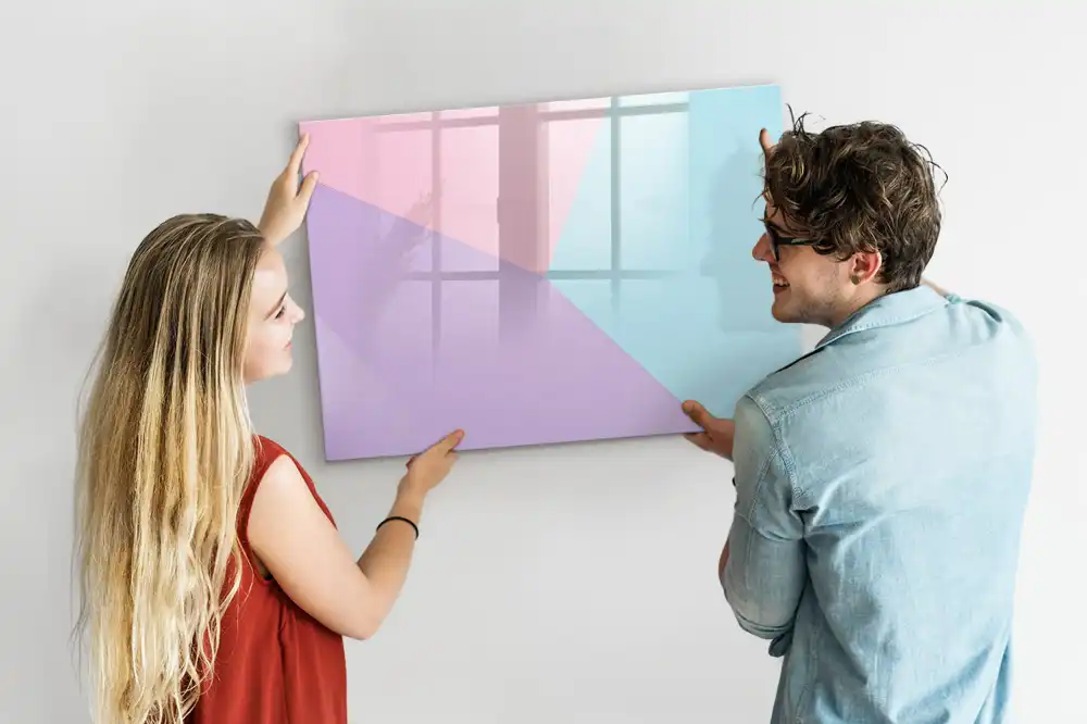 Tableau magnétique pour écriture motif pastel délicat