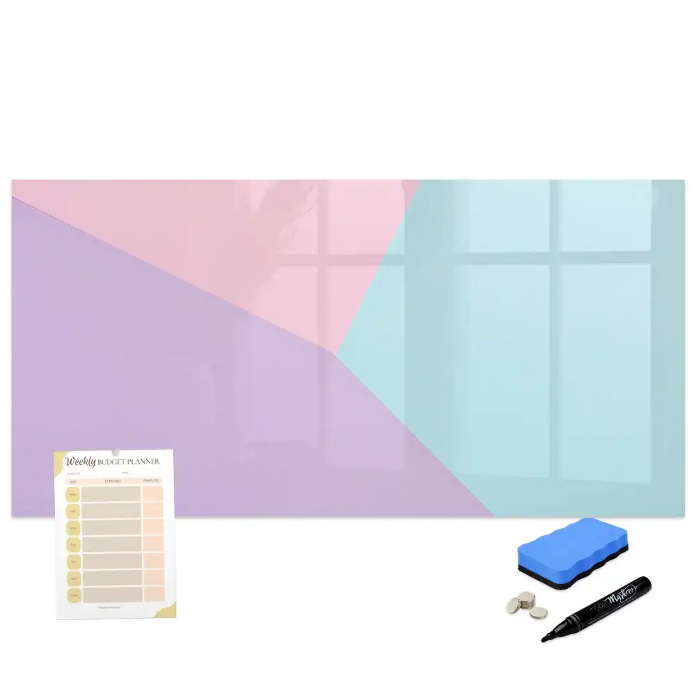 Tableau magnétique pour écriture motif pastel délicat
