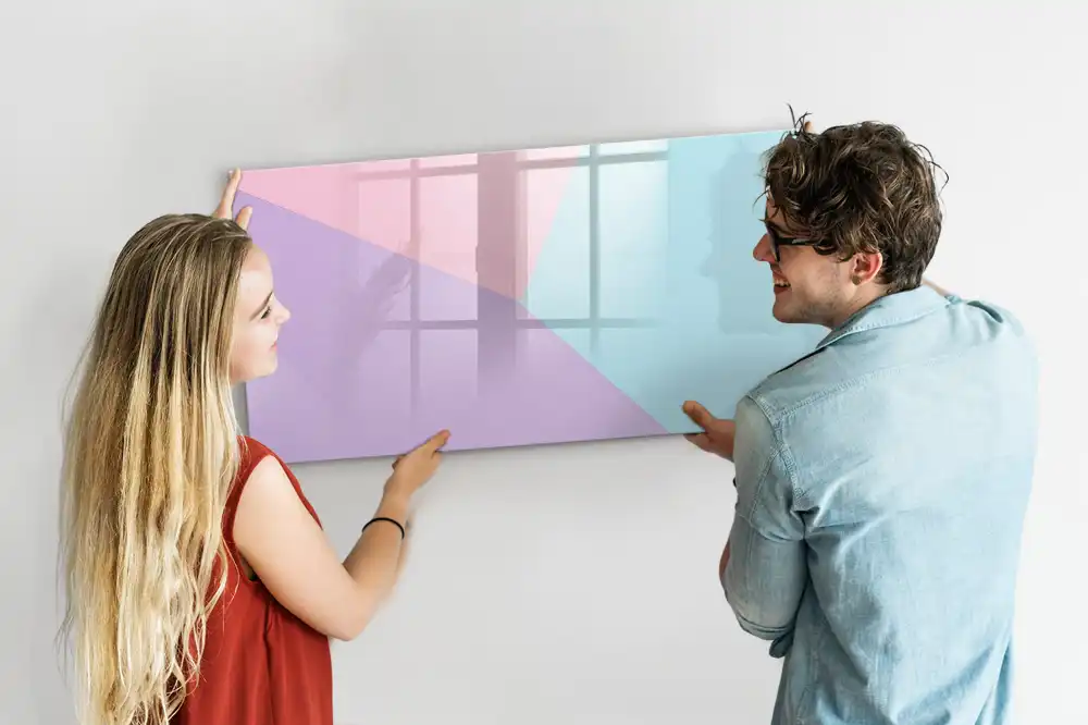 Tableau magnétique pour écriture motif pastel délicat