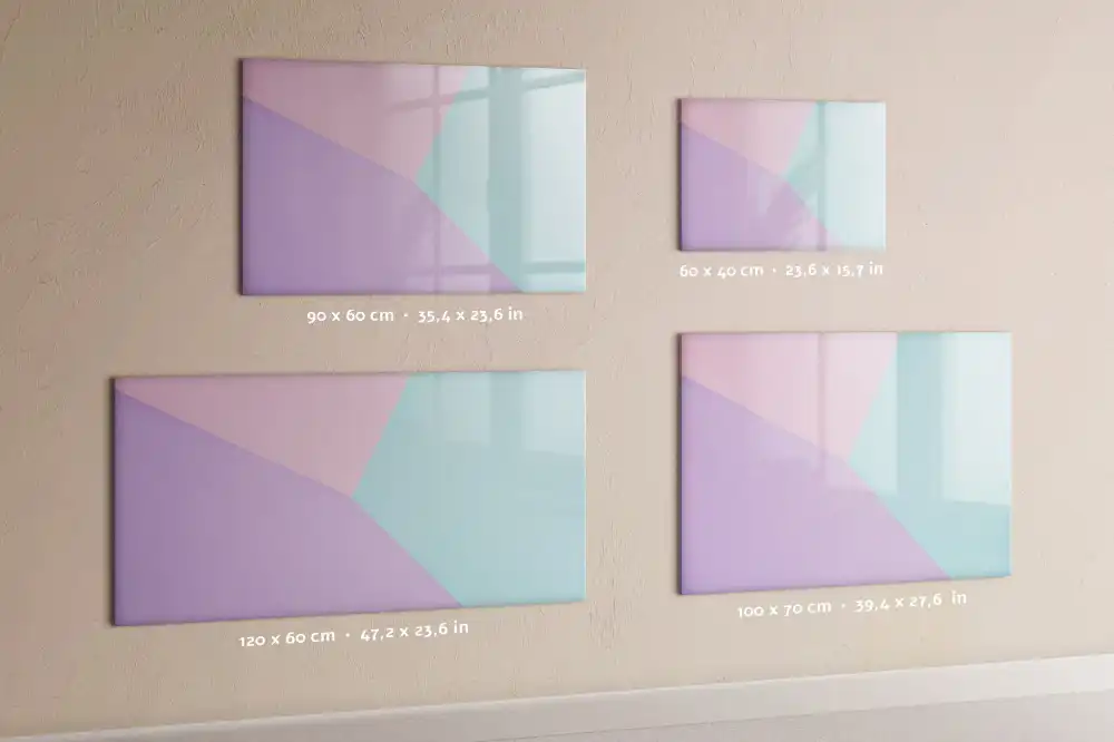 Tableau magnétique pour écriture motif pastel délicat