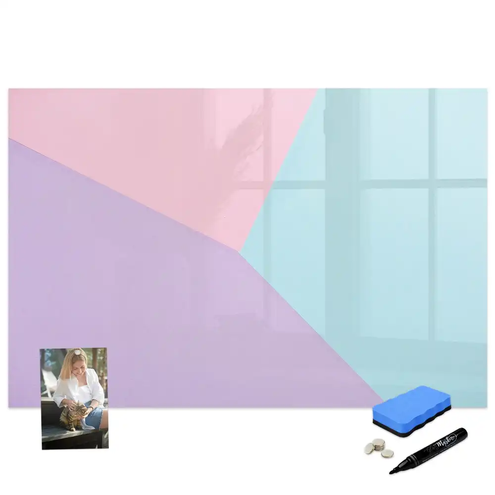 Tableau magnétique pour écriture motif pastel délicat