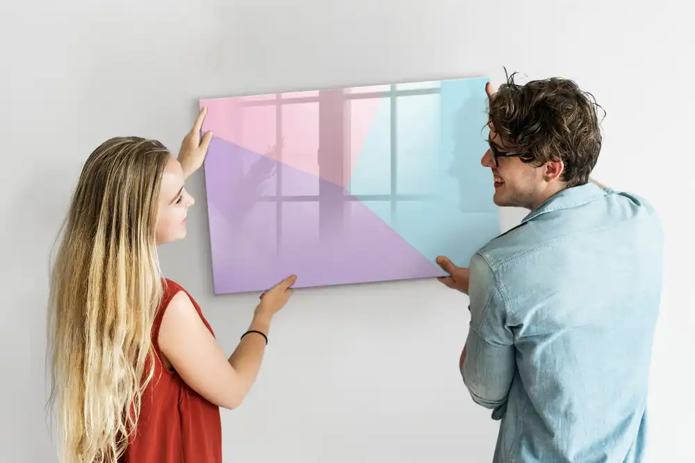 Tableau magnétique pour écriture motif pastel délicat