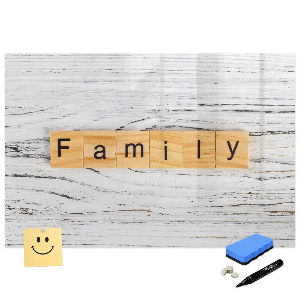 Tableau magnétique pour messages familiaux