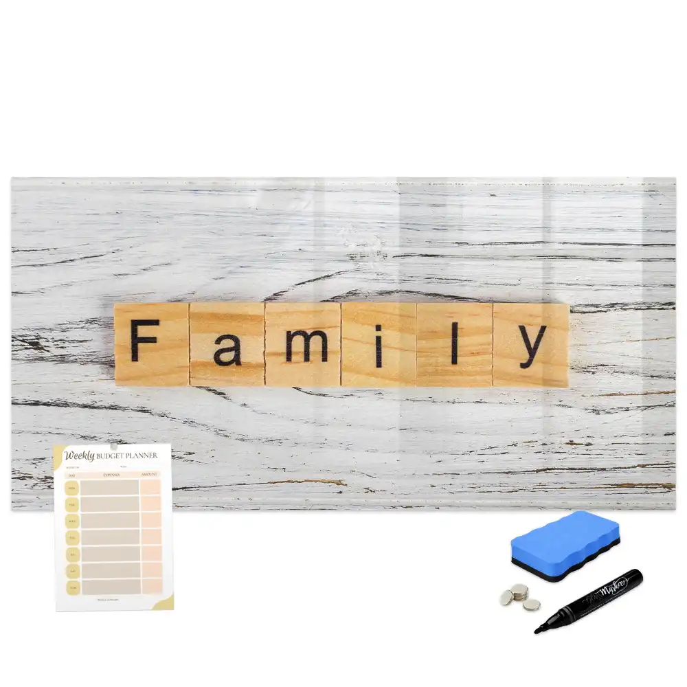 Tableau magnétique pour messages familiaux