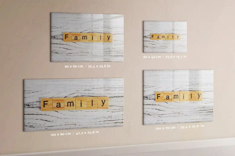 Tableau magnétique pour messages familiaux