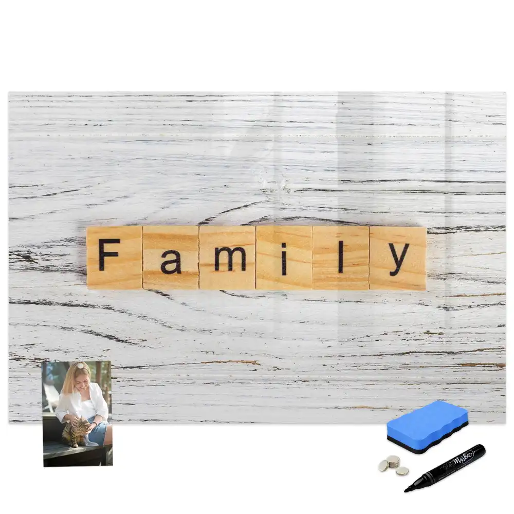 Tableau magnétique pour messages familiaux