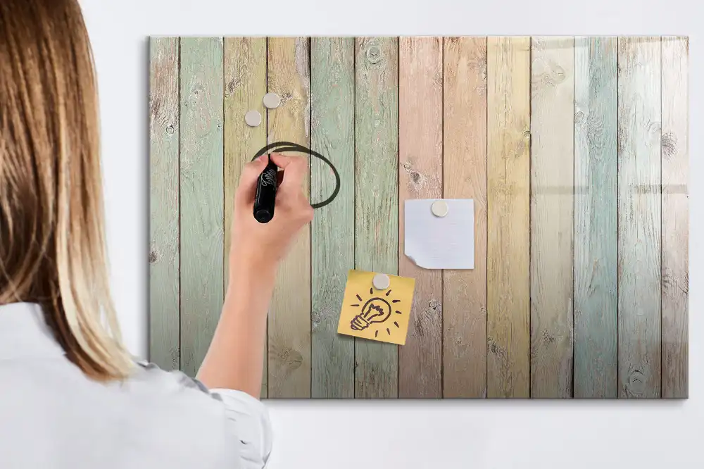 Tableau magnétique à dessiner avec planches multicolores