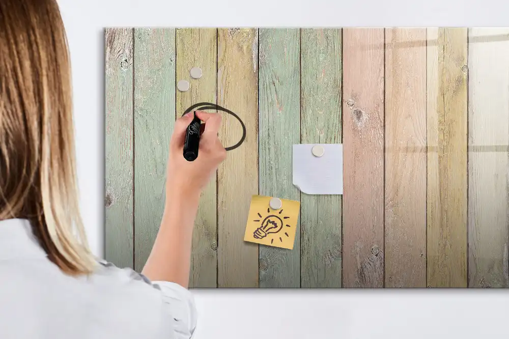 Tableau magnétique à dessiner avec planches multicolores