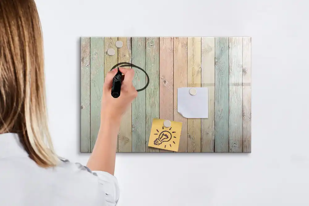 Tableau magnétique à dessiner avec planches multicolores