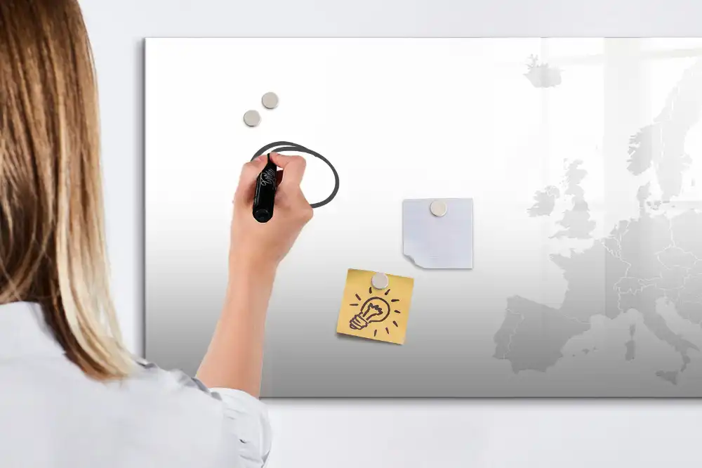 Tableau magnétique éducatif carte du continent européen