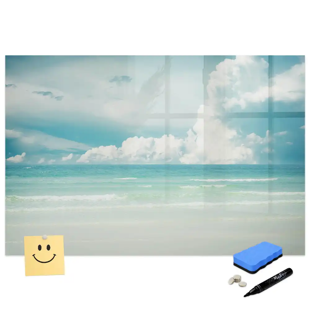 Tableau magnétique pour dessin motif horizon de la mer