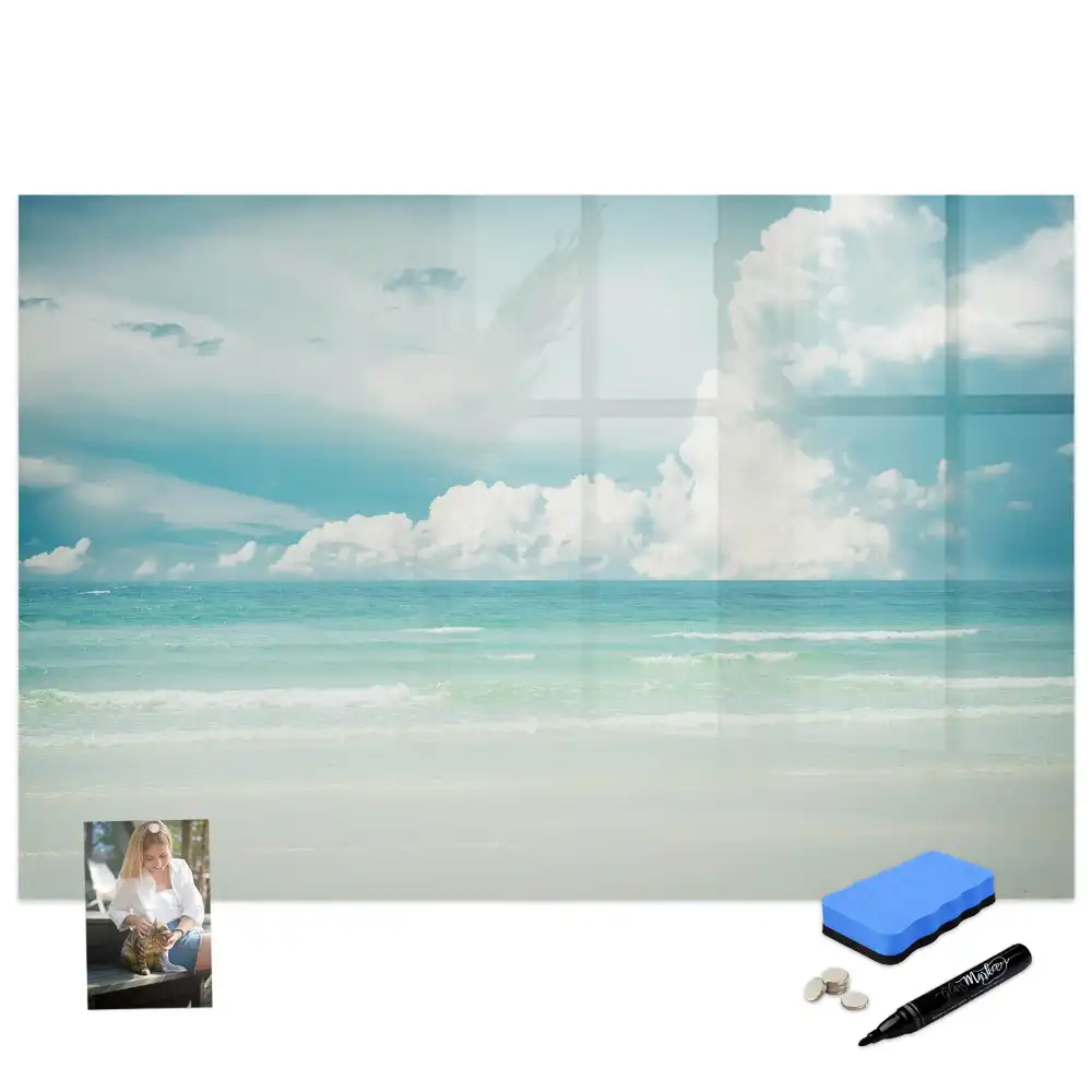 Tableau magnétique pour dessin motif horizon de la mer