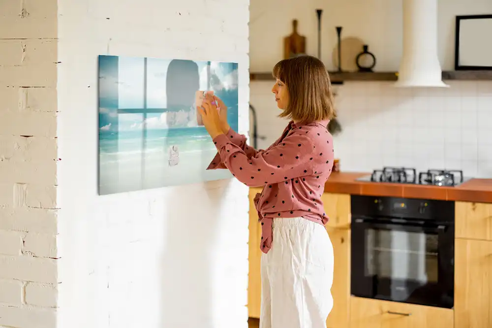 Tableau magnétique pour dessin motif horizon de la mer