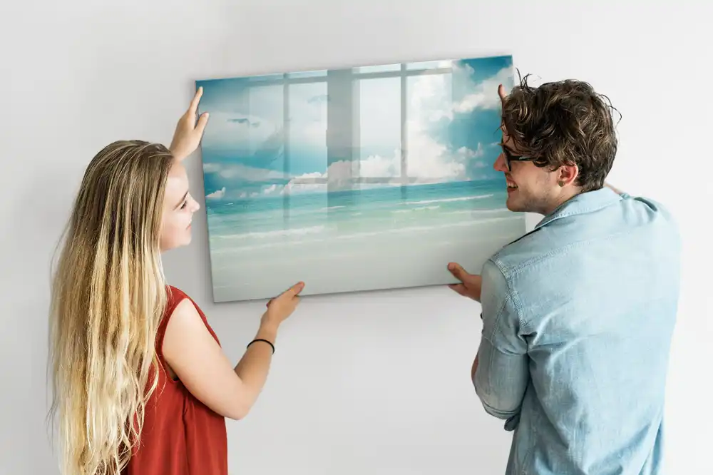 Tableau magnétique pour dessin motif horizon de la mer