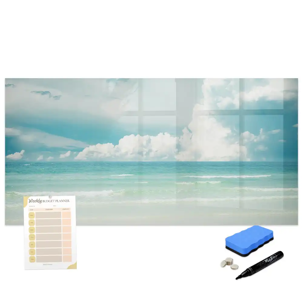Tableau magnétique pour dessin motif horizon de la mer