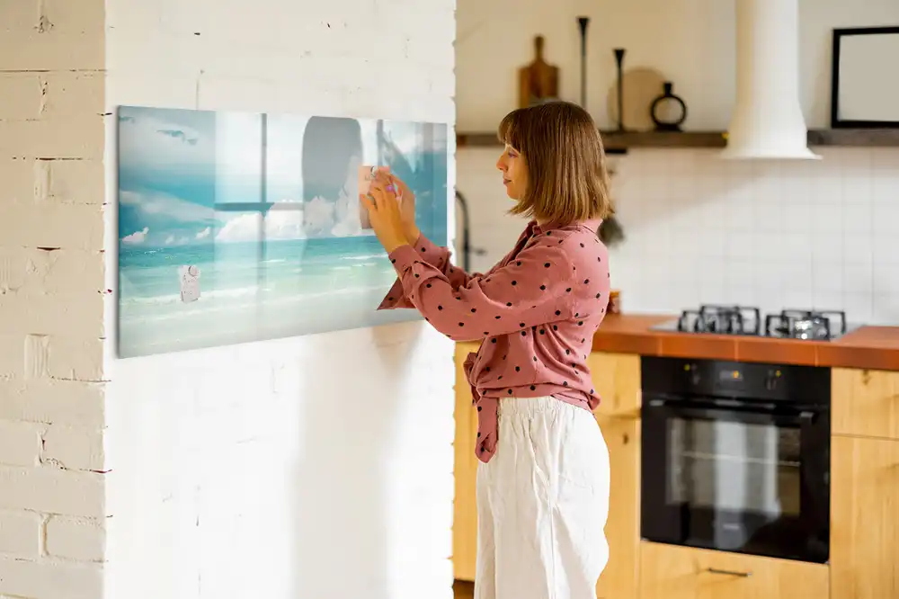 Tableau magnétique pour dessin motif horizon de la mer