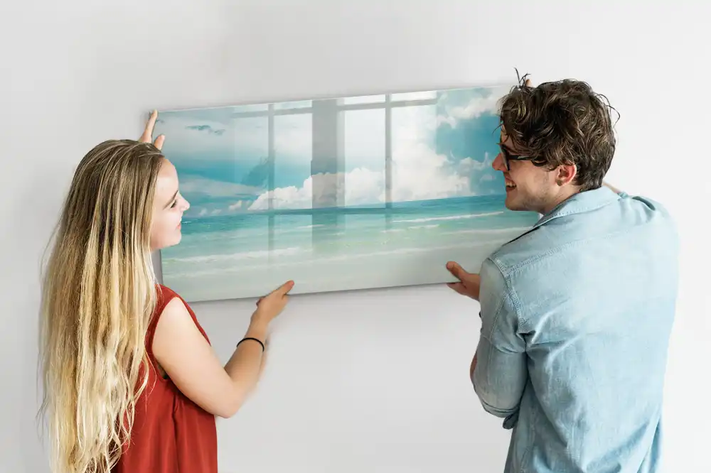 Tableau magnétique pour dessin motif horizon de la mer