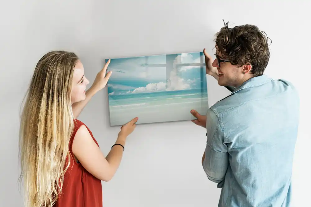 Tableau magnétique pour dessin motif horizon de la mer
