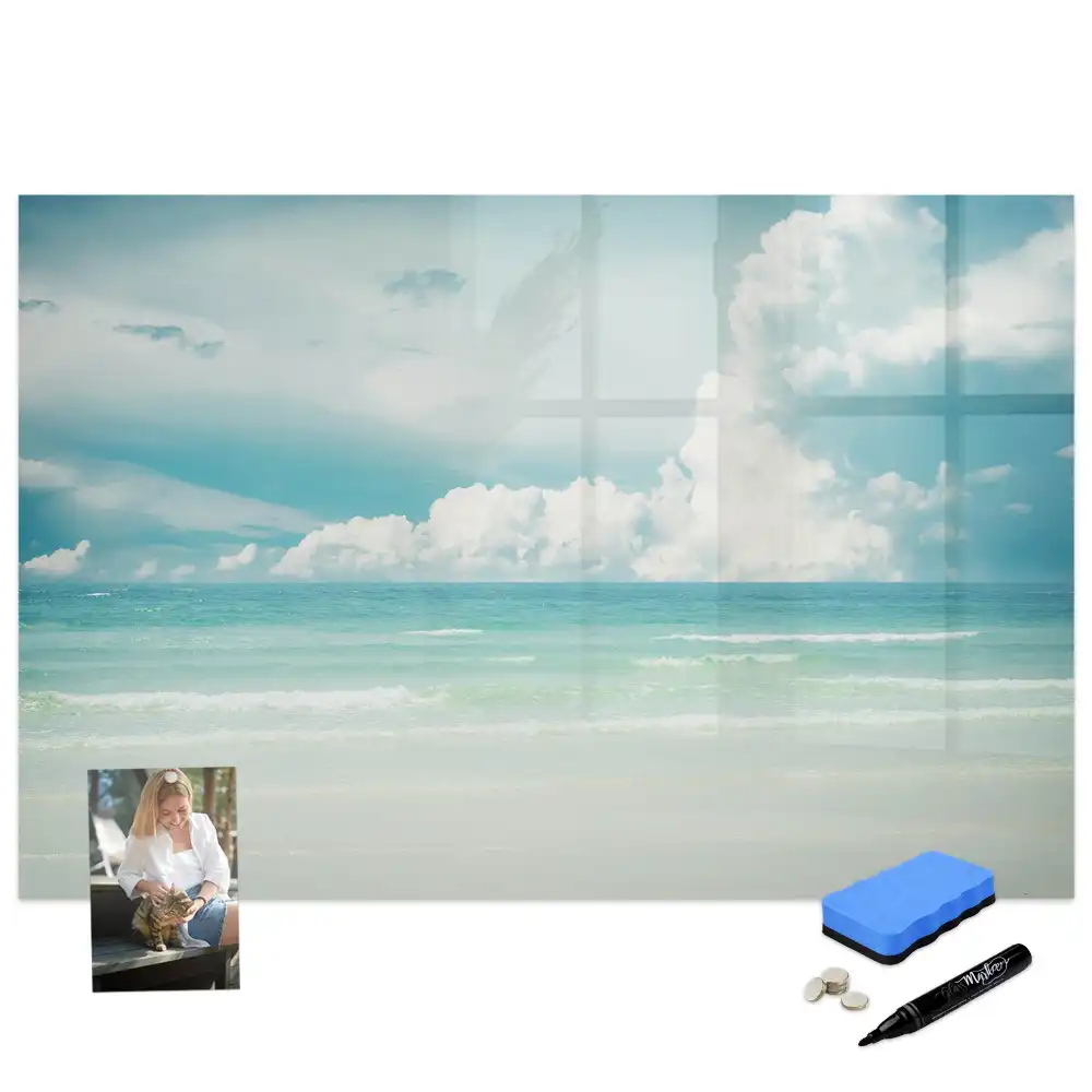 Tableau magnétique pour dessin motif horizon de la mer