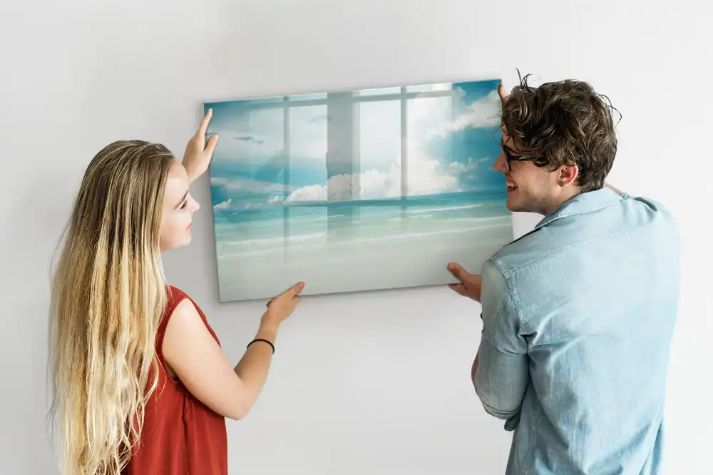Tableau magnétique pour dessin motif horizon de la mer