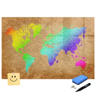 Tableau magnétique pour écriture globe