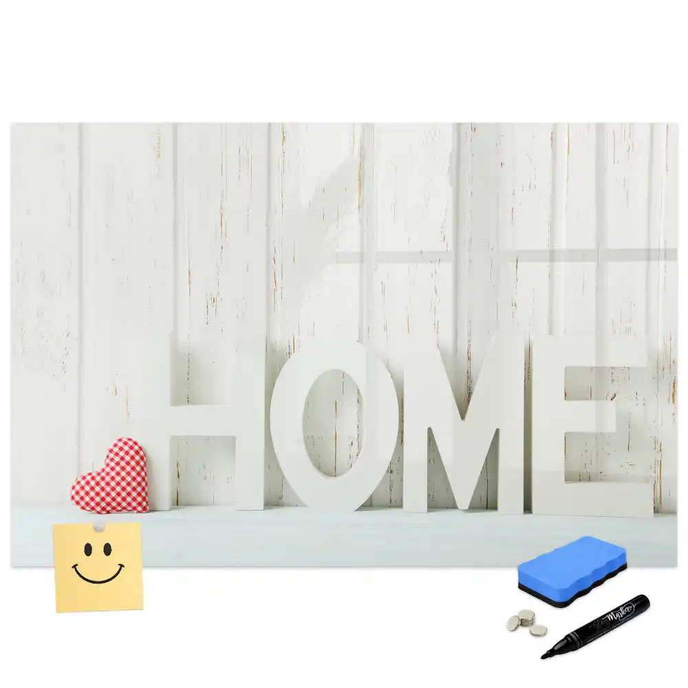 Tableau blanc magnétique effaçable à sec pour la maison et la famille