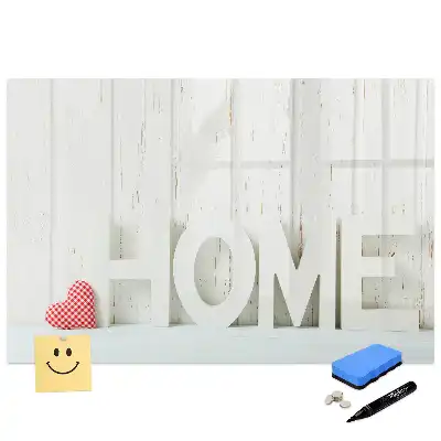 Tableau blanc magnétique effaçable à sec pour la maison et la famille