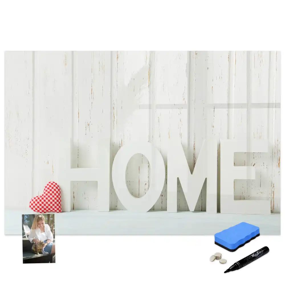 Tableau blanc magnétique effaçable à sec pour la maison et la famille