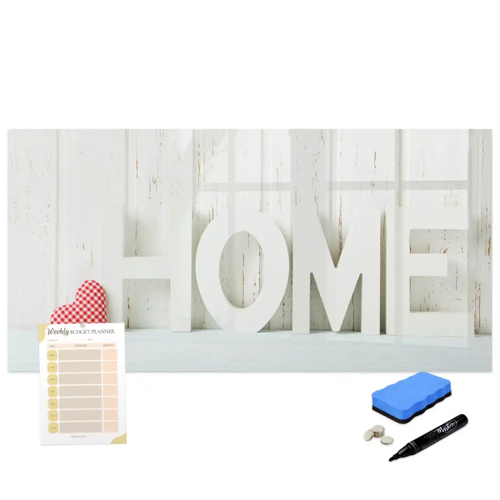 Tableau blanc magnétique effaçable à sec pour la maison et la famille