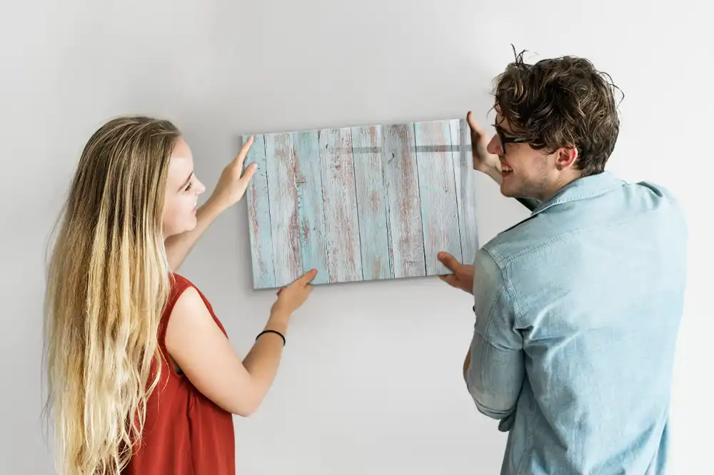 Tableau à dessiner magnétique en bois couleurs pastel