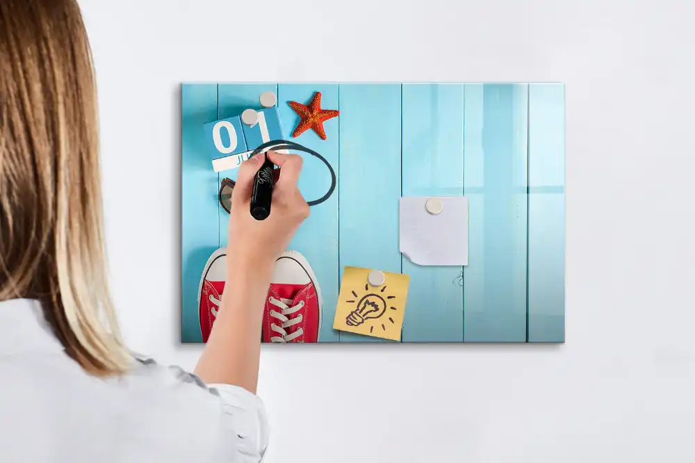 Tableau magnétique à dessiner premier jour de l'été