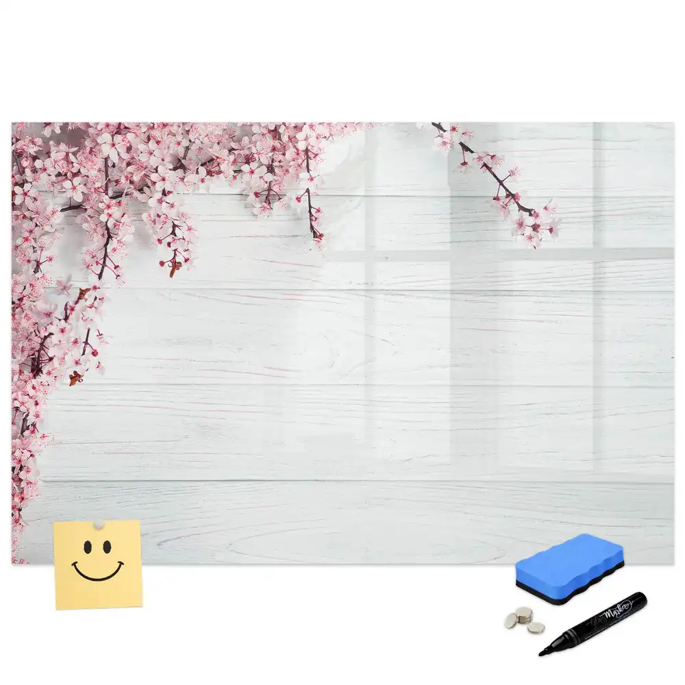 Tableau magnétique à dessiner premiers bourgeons du printemps