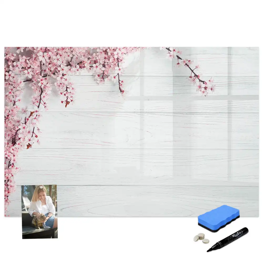 Tableau magnétique à dessiner premiers bourgeons du printemps